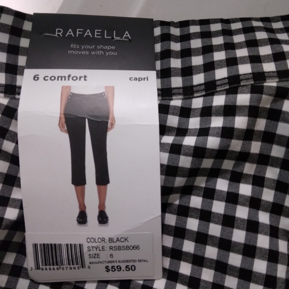 Women's Rafaela Capri Size 6 (NWT) MSRP $59.50 - Picture 2 of 4